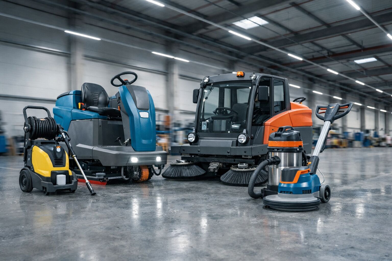 Showroom MB Maintenance Beaucaire Matériel Professionnel en Action et SAV : Haute Pression, Autolaveuses, Balayeuses