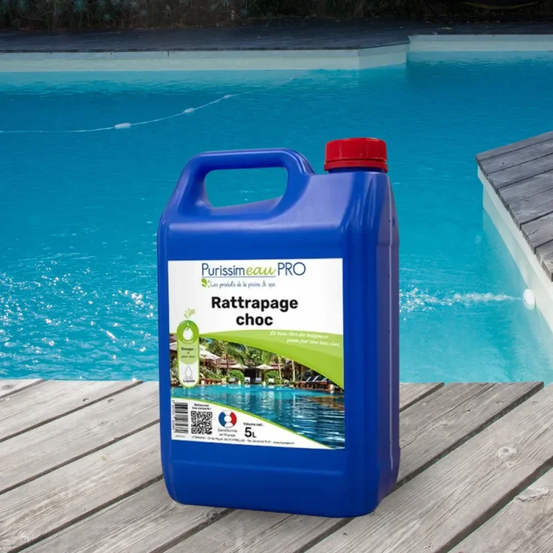 purissimeau traitement piscine rattrapage choc 5l